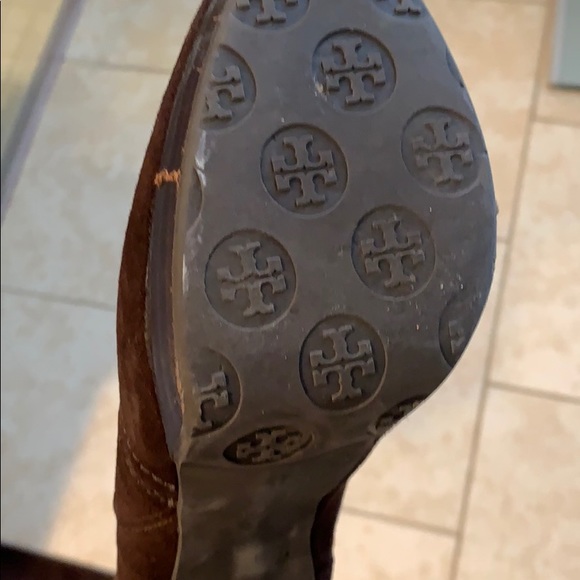 Tory Burch Melrose Bootie 9.5 brown suede - Picture 5 of 6